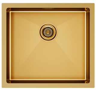 Мойка кухонная Paulmark Gerberg PM214844-BG брашированное золото